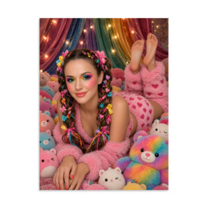 💖 Cute Fluffy Rainbow Feet Poster for Any Wall