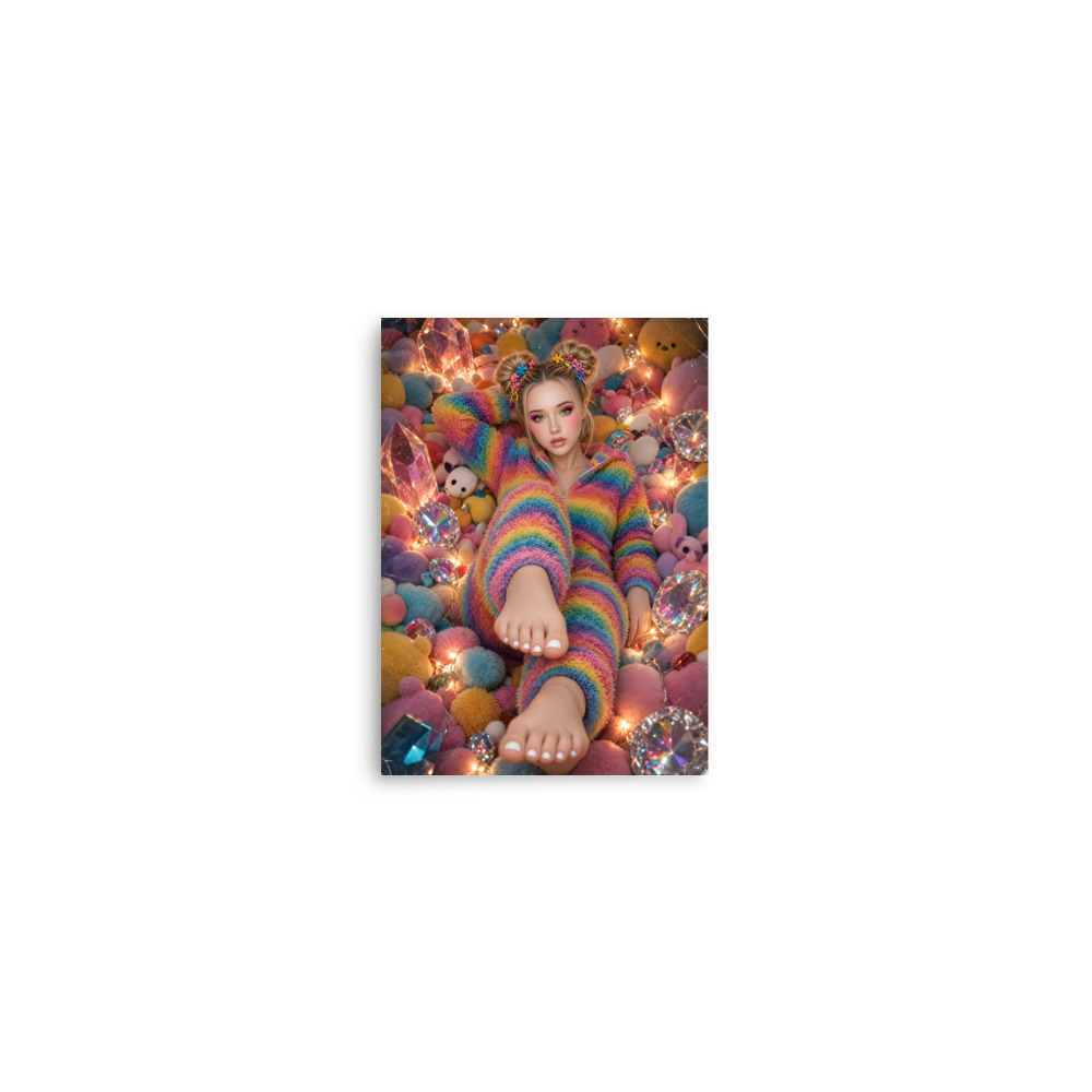 💖 Bare Feet Rainbow Wall Poster, Cute Bright Colour - Image 19